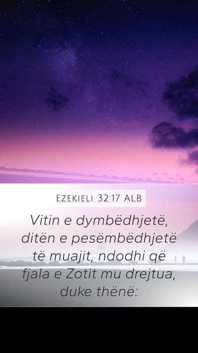 Ezekieli 32:17 ALB Bible Verse Image