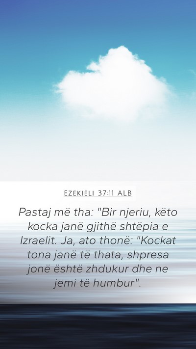 Ezekieli 37:11 ALB Bible Verse Image