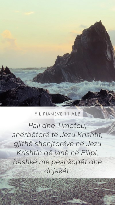Filipianëve 1:1 ALB Bible Verse Image
