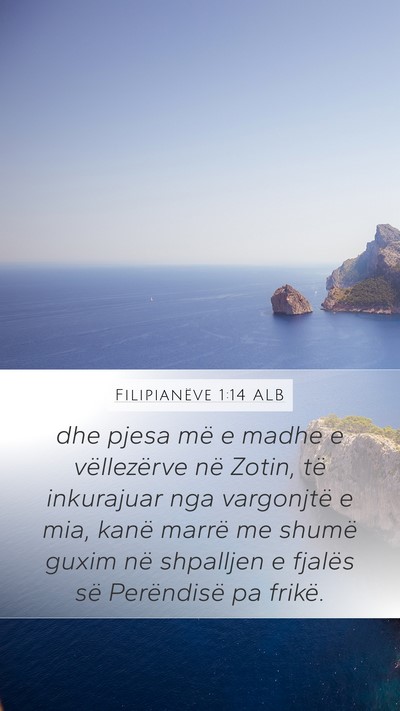 Filipianëve 1:14 ALB Bible Verse Image