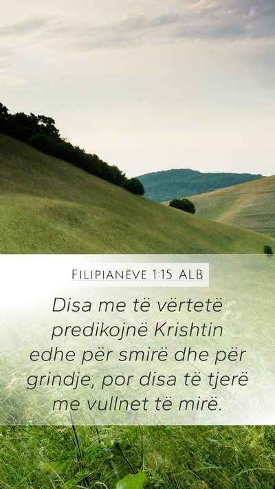 Filipianëve 1:15 ALB Bible Verse Image