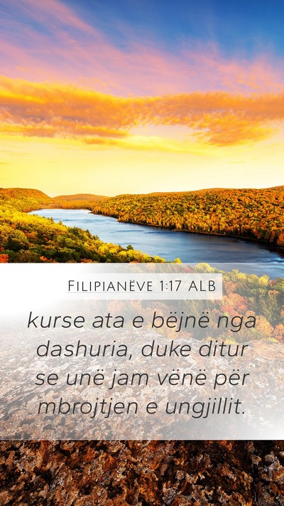 Filipianëve 1:17 ALB Bible Verse Image
