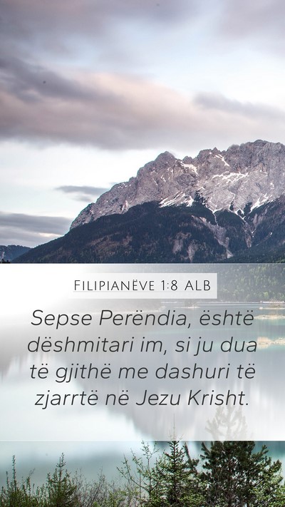 Filipianëve 1:8 ALB Bible Verse Image