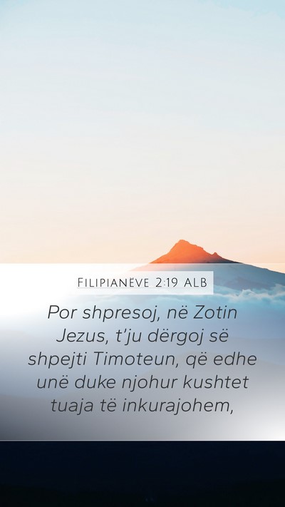 Filipianëve 2:19 ALB Bible Verse Image