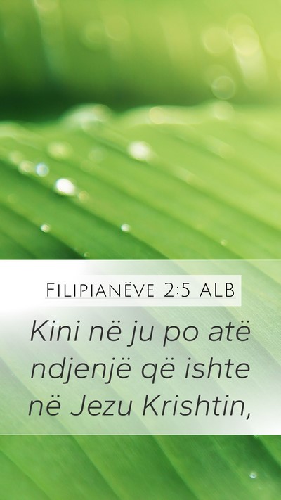 Filipianëve 2:5 ALB Bible Verse Image
