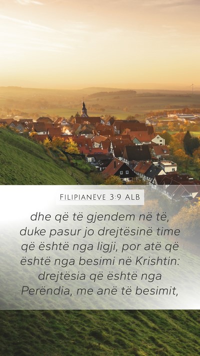 Filipianëve 3:9 ALB Bible Verse Image