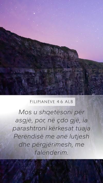 Filipianëve 4:6 ALB Bible Verse Image