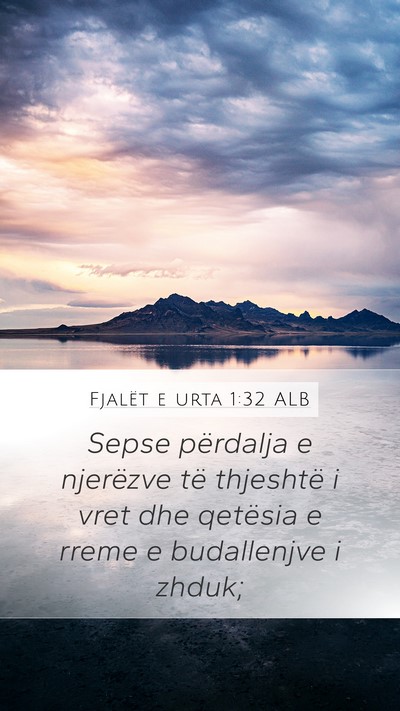Fjalët e urta 1:32 ALB Bible Verse Image