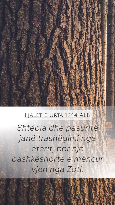 Fjalët e urta 19:14 ALB Bible Verse Image