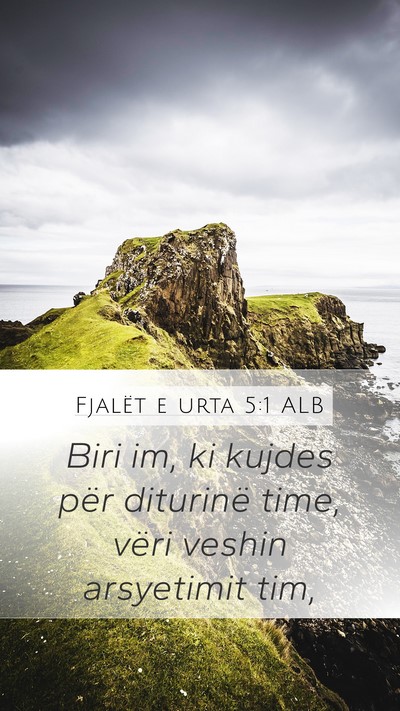 Fjalët e urta 5:1 ALB Bible Verse Image