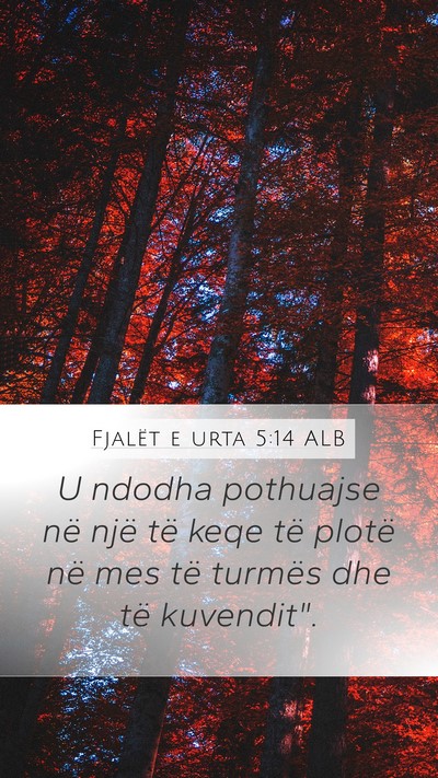 Fjalët e urta 5:14 ALB Mobile Phone Wallpaper - U ndodha pothuajse në një të keqe të plotë - Mobile Bible Verse Wallpaper