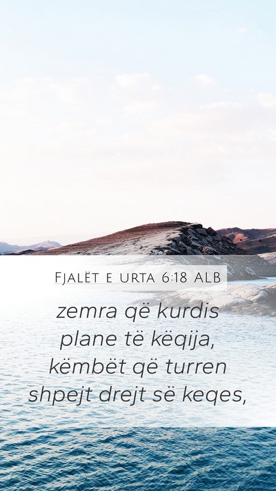 Fjalët e urta 6:18 ALB Bible Verse Image