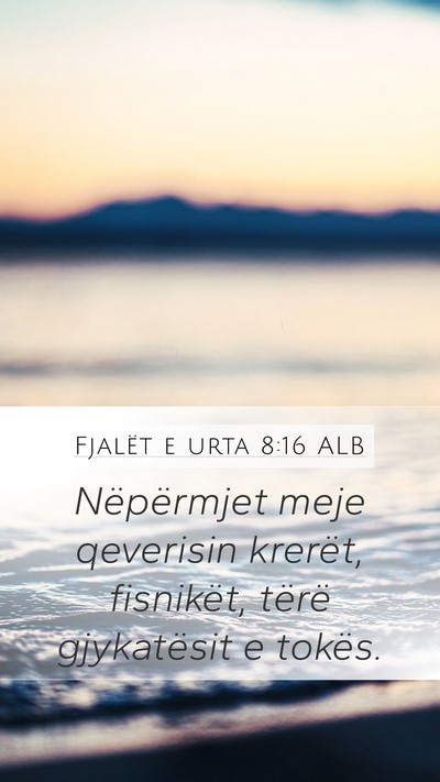 Fjalët e urta 8:16 ALB Mobile Phone Wallpaper - Nëpërmjet meje qeverisin krerët, fisnikët, - Mobile Bible Verse Wallpaper
