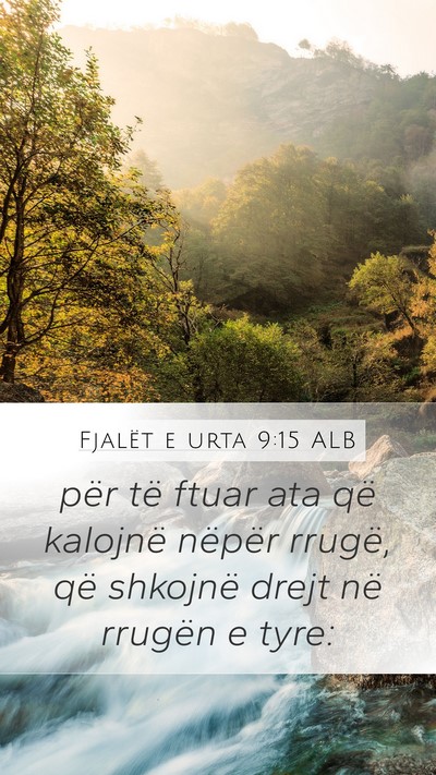 Fjalët e urta 9:15 ALB Mobile Phone Wallpaper - për të ftuar ata që kalojnë nëpër rrugë, - Mobile Bible Verse Wallpaper