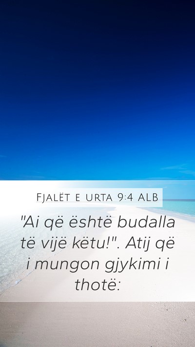 Fjalët e urta 9:4 ALB Bible Verse Image