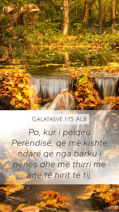 Galatasve 1:15 ALB Bible Verse Image