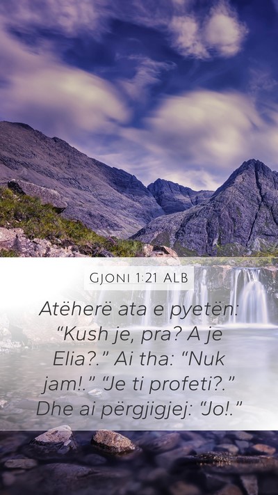 Gjoni 1:21 ALB Bible Verse Image