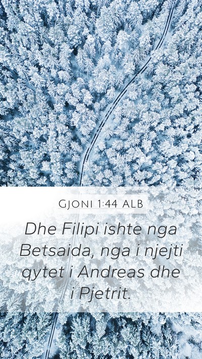Gjoni 1:44 ALB Bible Verse Image