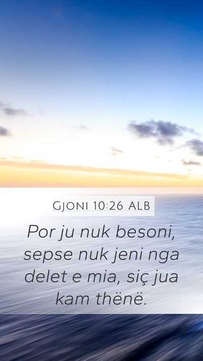 Gjoni 10:26 ALB Bible Verse Image