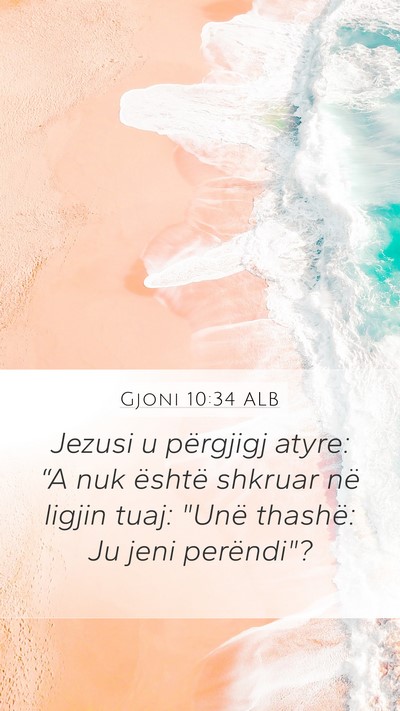 Gjoni 10:34 ALB Bible Verse Image