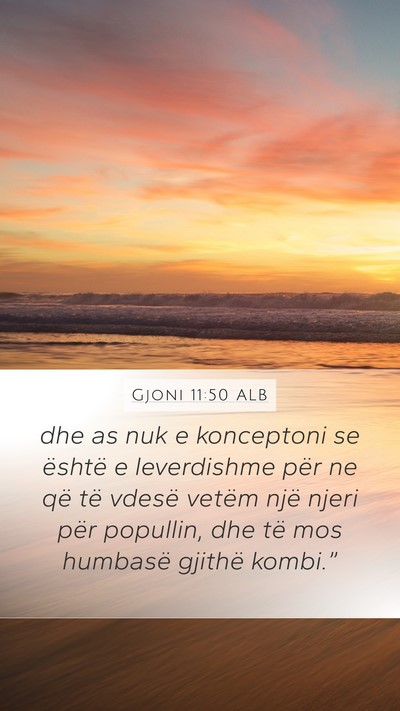 Gjoni 11:50 ALB Bible Verse Image
