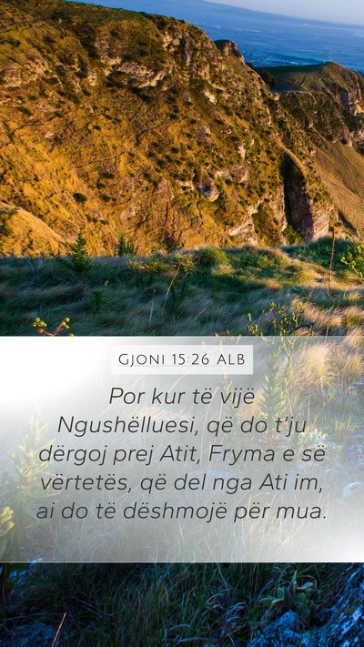 Gjoni 15:26 ALB Bible Verse Image