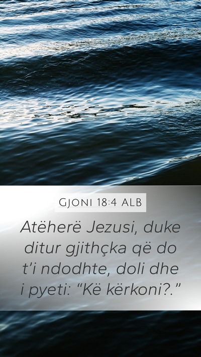 Gjoni 18:4 ALB Bible Verse Image