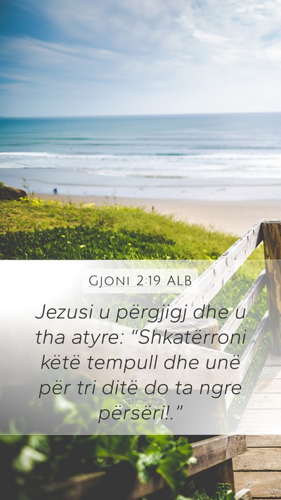 Gjoni 2:19 ALB Bible Verse Image