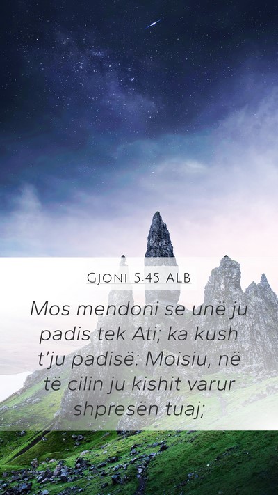 Gjoni 5:45 ALB Bible Verse Image