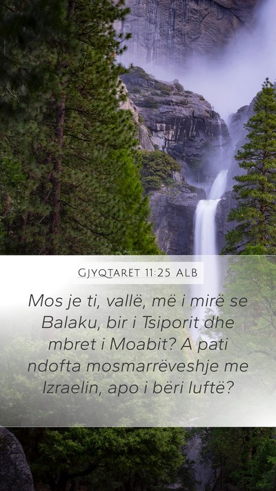 Gjyqtarët 11:25 ALB Bible Verse Image