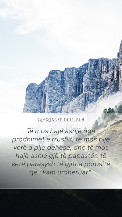 Gjyqtarët 13:14 ALB Bible Verse Image