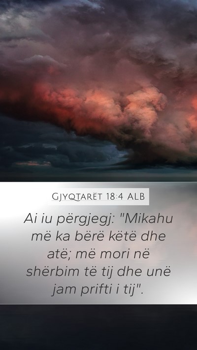 Gjyqtarët 18:4 ALB Mobile Phone Wallpaper - Ai iu përgjegj: 