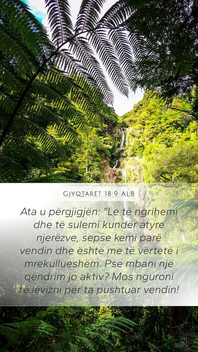 Gjyqtarët 18:9 ALB Bible Verse Image