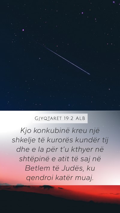 Gjyqtarët 19:2 ALB Bible Verse Image