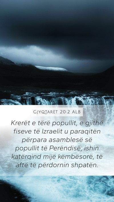 Gjyqtarët 20:2 ALB Bible Verse Image