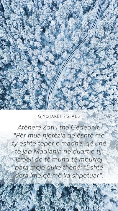 Gjyqtarët 7:2 ALB Bible Verse Image