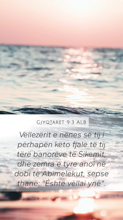 Gjyqtarët 9:3 ALB Bible Verse Image