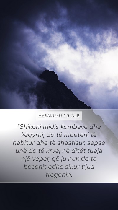 Habakuku 1:5 ALB Bible Verse Image