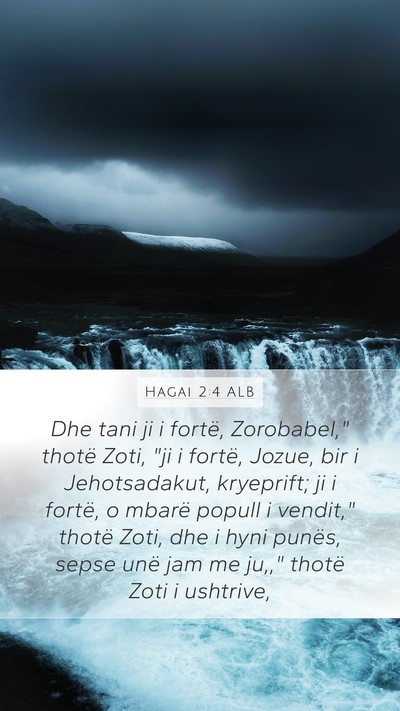 Hagai 2:4 ALB Bible Verse Image