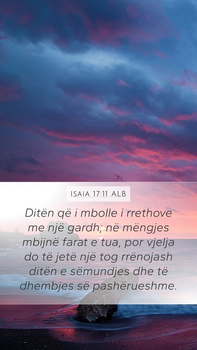 Isaia 17:11 ALB Bible Verse Image