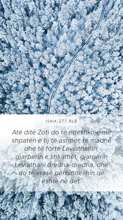 Isaia 27:1 ALB Bible Verse Image