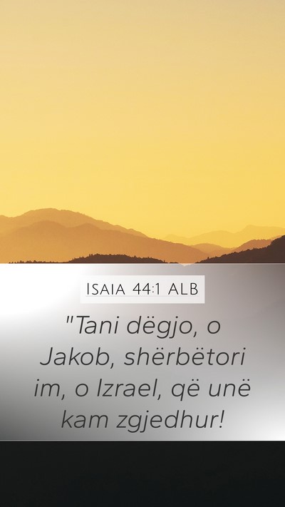 Isaia 44:1 ALB Mobile Phone Wallpaper - 