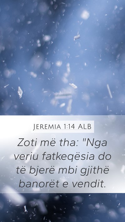 Jeremia 1:14 ALB Bible Verse Image