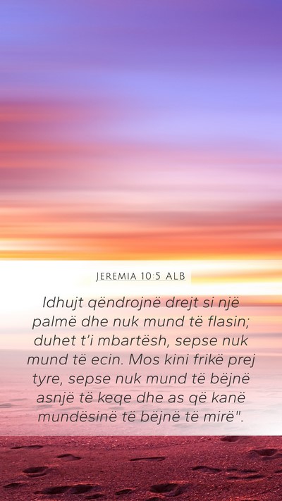 Jeremia 10:5 ALB Bible Verse Image