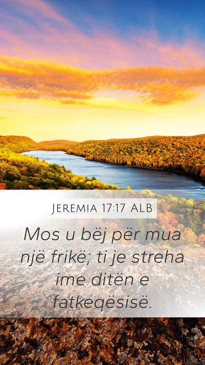 Jeremia 17:17 ALB Bible Verse Image