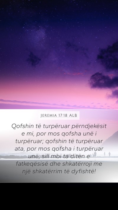 Jeremia 17:18 ALB Bible Verse Image