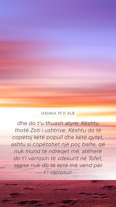 Jeremia 19:11 ALB Bible Verse Image