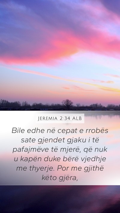 Jeremia 2:34 ALB Bible Verse Image