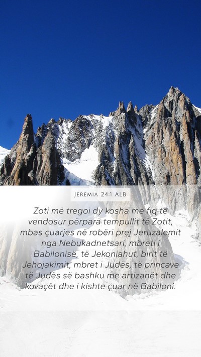Jeremia 24:1 ALB Bible Verse Image