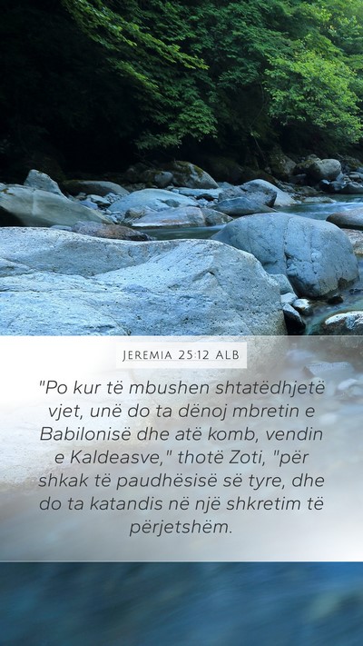 Jeremia 25:12 ALB Bible Verse Image